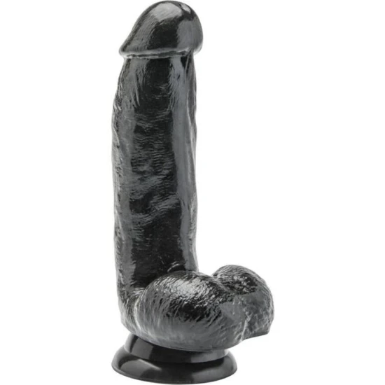Dildo 12 cm cu bule negru