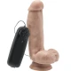 Dildo Realist - Vibrații Multiple, Piele, 12 cm