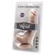 DILDO 20,5 CM CU BILE VIBRATOR ROZ