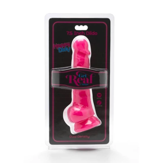 DILDO CU BILE, 19 CM, Roz