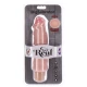 Vibrator tip Big, Densitate dublă, Culoare piele