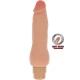 Vibrator DUAL DENSITY SMOOTH - Textură realistă, Culoare carne, Mărime medie.
