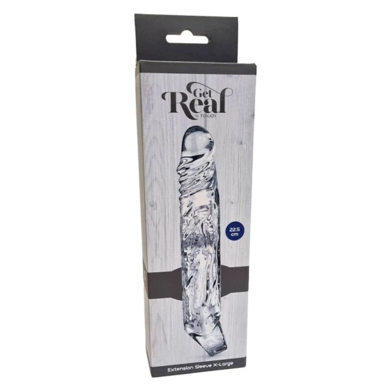 EXTENSIE PENTRU MASTURBARE XLARGE TRANSPARENTĂ