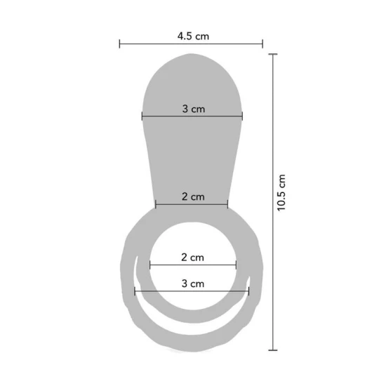 Inel vibrator pentru cupluri, verde