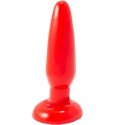 Plug anal mic, roșu, 15 cm