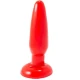Plug anal mic, roșu, 15 cm
