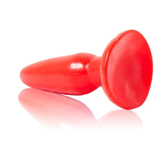 Plug anal mic, roșu, 15 cm