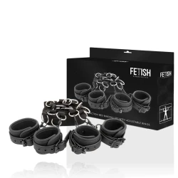 Set de legături pentru pat tip Fetish Submissive - Luxury, căptușeală din neopren