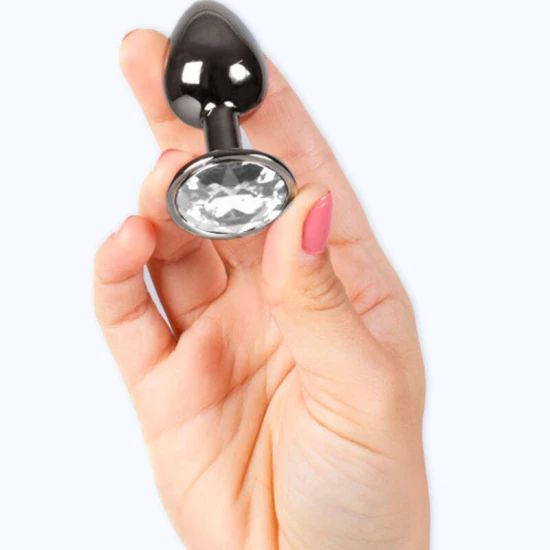 Plug Anal Secretplay, Small 7 Cm, Gri Metalic