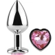 Plug Anal Metal Heart, Mic, Fucsia