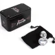 Plug Anal Secretplay Metal Butt Plug, Inimă Cristal, 7 Cm, Transparent