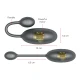 Vibrator Tokyo - Vibrații Multiple, Negru, 7.5 x 3.2 cm