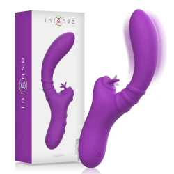 INTENSE - Vibrator flexibil Harry, mov