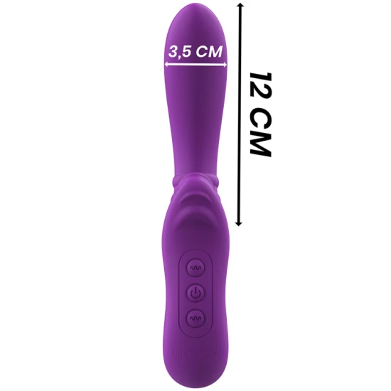 INTENSE - Vibrator flexibil Harry, mov