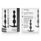 Rupert Anal Ball Chain, 10 cm, Negru/Argintiu