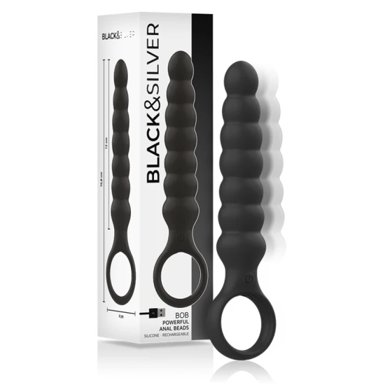 Plug Anal Vibrator Bob, negru
