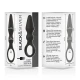 NEGRU & ARGINTIU - OZZY Plug anal din silicon puternic, Roz