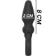 NEGRU & ARGINTIU - OZZY Plug anal din silicon puternic, Roz