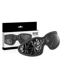BEGME - Masca blindfold premium, ediție Black, cu căptușeală din neopren