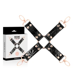 Cătușe Edition Vegan Leather Hog Tie, Negru
