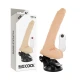 Vibrator penis realist cu telecomandă, TPE, 19 x 4 cm
