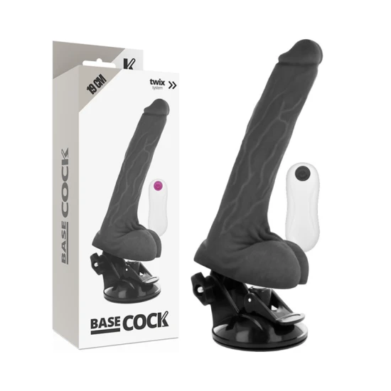 Vibrator Realistic - Negru, 19 cm.