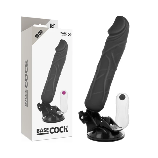 Vibrator Realistic - Negru, 20 cm.