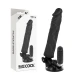 Vibrator penis realist cu telecomandă, negru, 21x4 cm