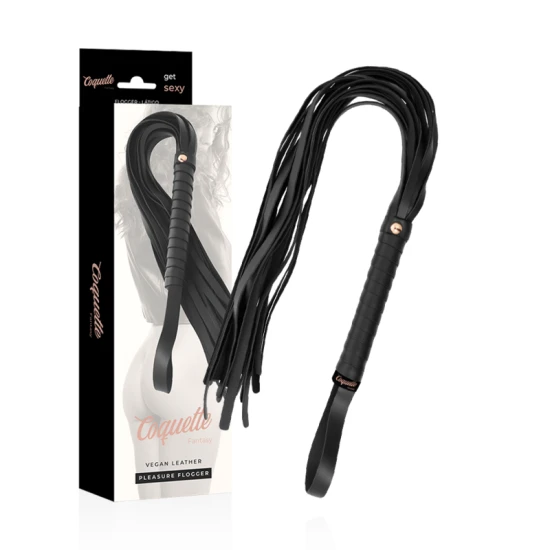 FLOGGER din piele vegană fantezie - Roz