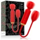 Wand + ou vibrator dublu, Roz