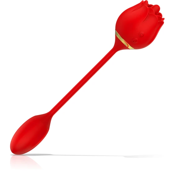 Ou vibrator dublu pentru stimulare clitor + vibrații, Roz