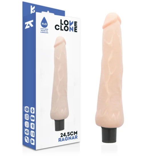 Vibrator auto-lubrifiant, 24,5 cm - Ø 3,5 cm