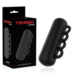 Masturbator TENSEK 5 - Design inovator, Negru, Mărime Unică.