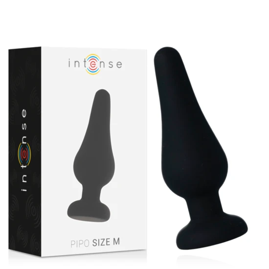 Plug Anal Pipo - Silicon, Negru, 11 cm