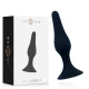 Plug anal Anal Level 2 - Silikon medical, Negru, 11.5 cm.