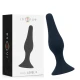 Plug anal Anal Level 3 - Silikon medical, Negru, 12.5 cm.