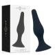 Plug anal Anal Level 4 - Silikon medical, Negru, 15.5 cm.