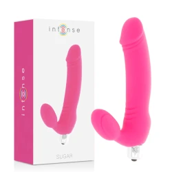Dildo Sugar - Fuchsia, 3 x 17.5 cm.