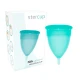Cupă menstruală din silicon FDA, Aquamarine, mărimea L
