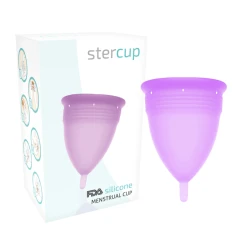 Cupă menstruală din silicon FDA, Violet - Dimensiunea L