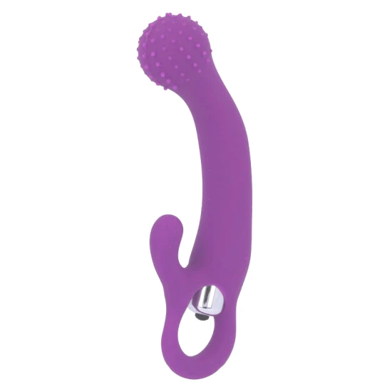 Vibrator Naila - Stimulare G-spot, Violet, 17.5 cm.