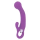Vibrator Naila - Stimulare G-spot, Violet, 17.5 cm.