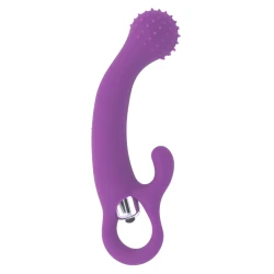 Vibrator Naila - Stimulare G-spot, Violet, 17.5 cm.