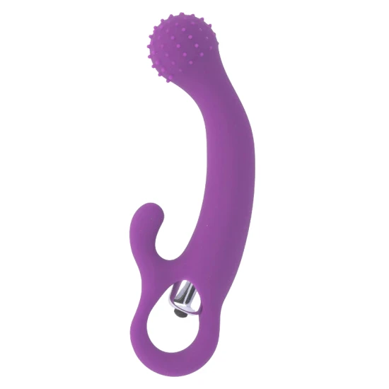 Vibrator Naila - Stimulare G-spot, Violet, 17.5 cm.