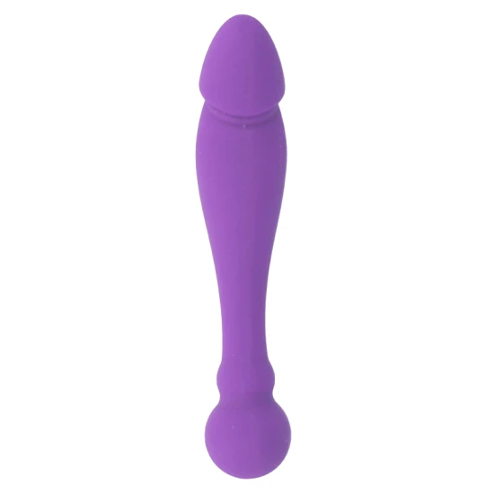 INTENSE - Jucărie din silicon tip Rick Dual, Liliac
