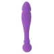 INTENSE - Jucărie din silicon tip Rick Dual, Liliac