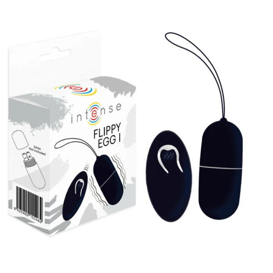 Ou Masturbator Intense Flippy I, Cu Telecomandă, Negru