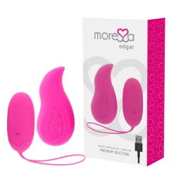 Set stimulator cu telecomandă din silicon premium, Roz