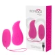 Set stimulator cu telecomandă din silicon premium, Roz