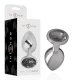 Plug anal Diamond Jewel - Detalii albastre, Mărime M